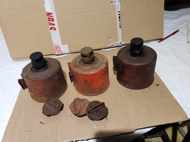 3 Vintage Anthes Smudge Pot Road Flares