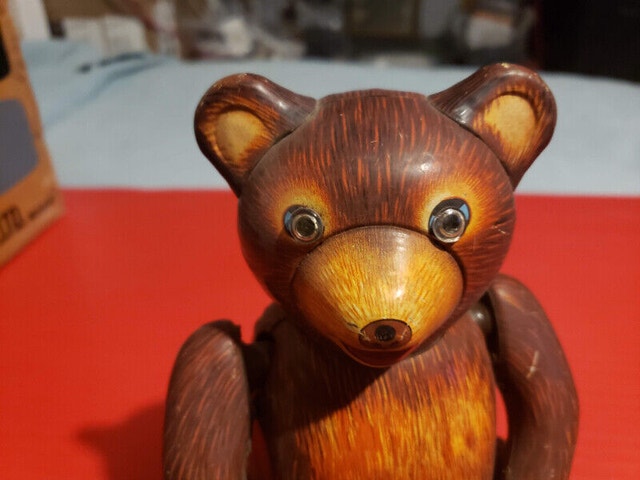 1950’s japan modern toys tin battery operated bear drummer - photo 3