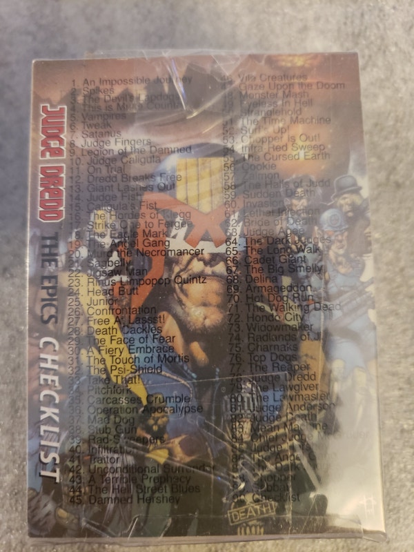 1979 Rocket Ship Card Set 1995 Judge Dredd Card Set - photo 5