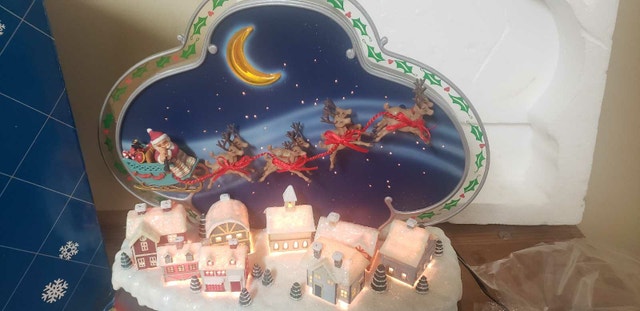 Vintage Animated Santa Sleigh Music - photo 3