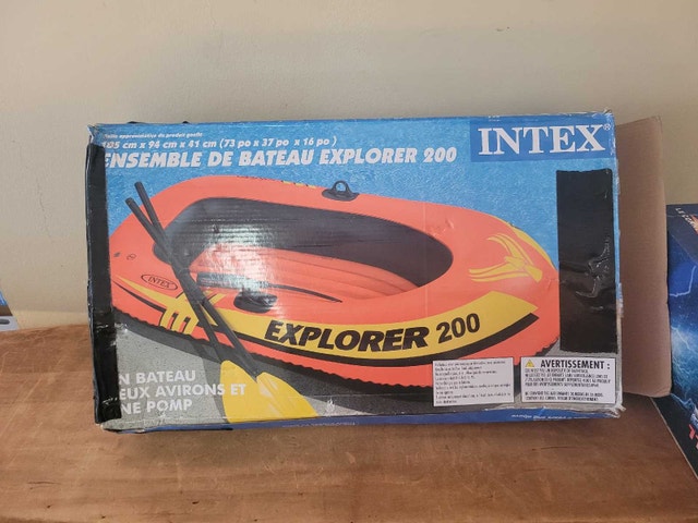 NEW INTEX Boat Explorer 200 Set 185 × 94 × 41cm