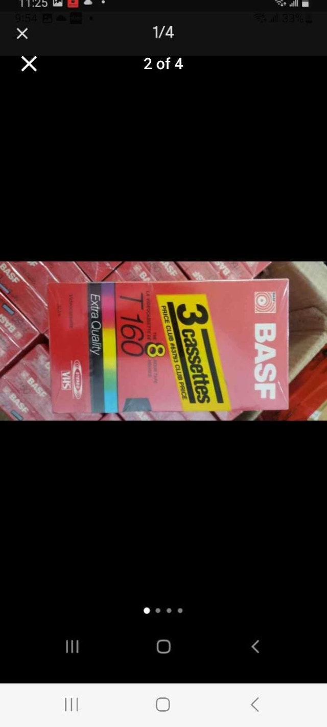 Basf T 160 VHS Blank Tapes - photo 2