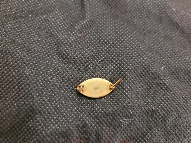 Vintage 10 kt Yellow DUPONT CANADA PIN BROOCH - photo 4