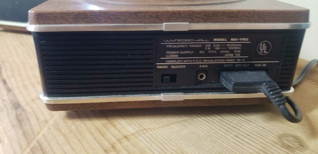 Mid Century Wynford Hall AM/FM Flip Clock RADIO STEREO - photo 4