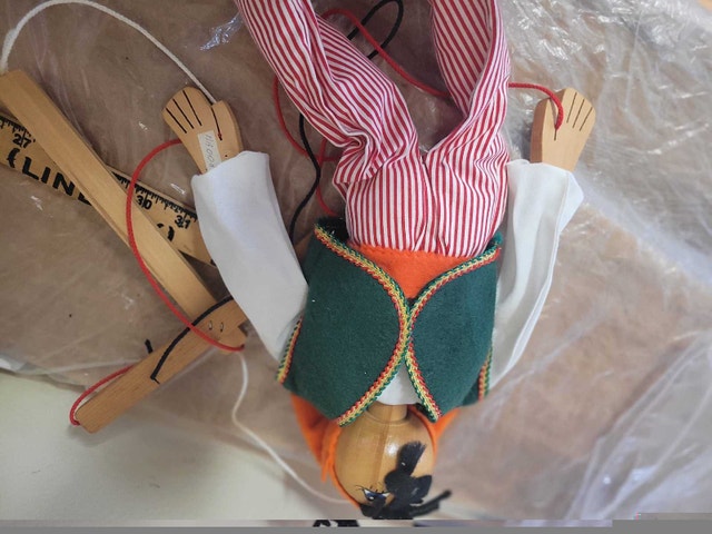 Vintage 18" wood Pirate Marionette - photo 4