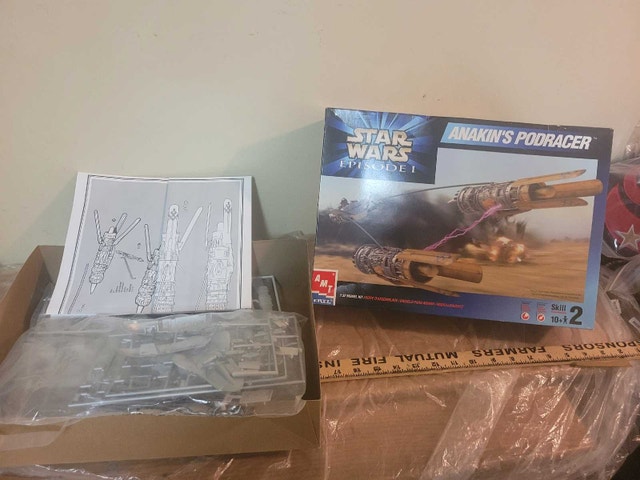 LOT VINTAGE STAR WAR MODEL GAMES - photo 2