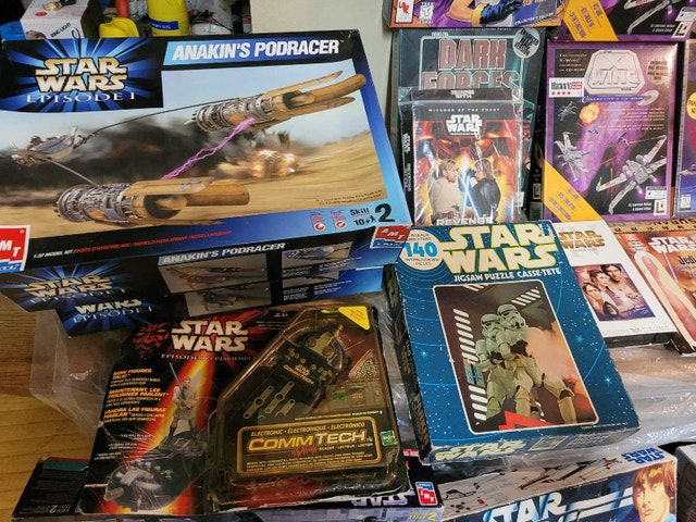 LOT VINTAGE STAR WAR MODEL GAMES - photo 3