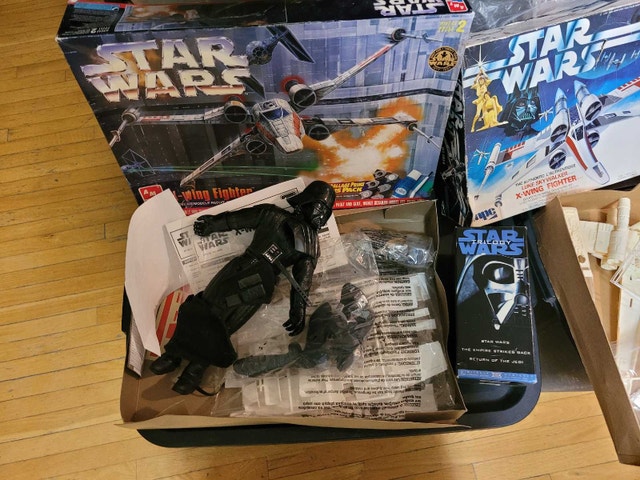 LOT VINTAGE STAR WAR MODEL GAMES - photo 4