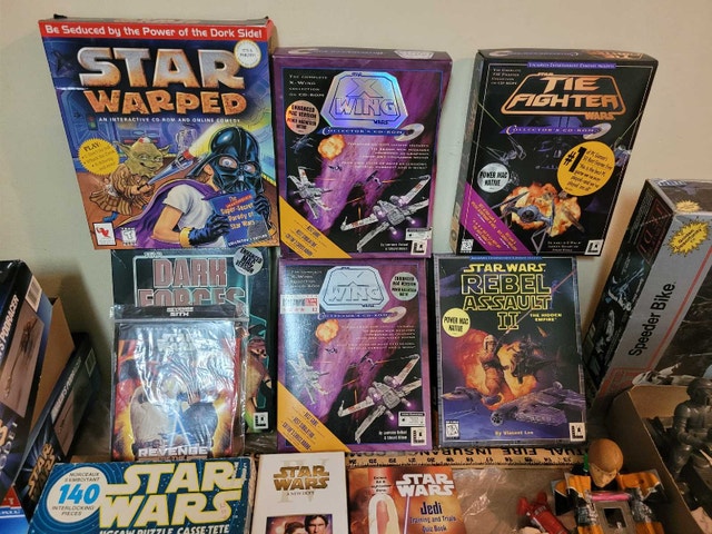 LOT VINTAGE STAR WAR MODEL GAMES - photo 5