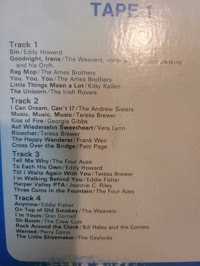 Reader's Digest Great Original Hits 8 Track - photo 3