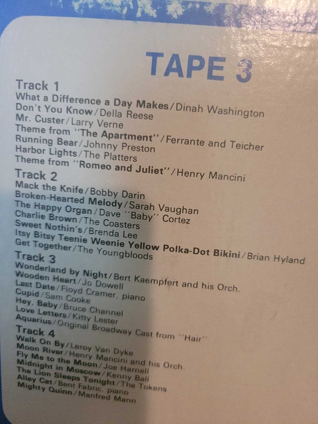 Reader's Digest Great Original Hits 8 Track - photo 5