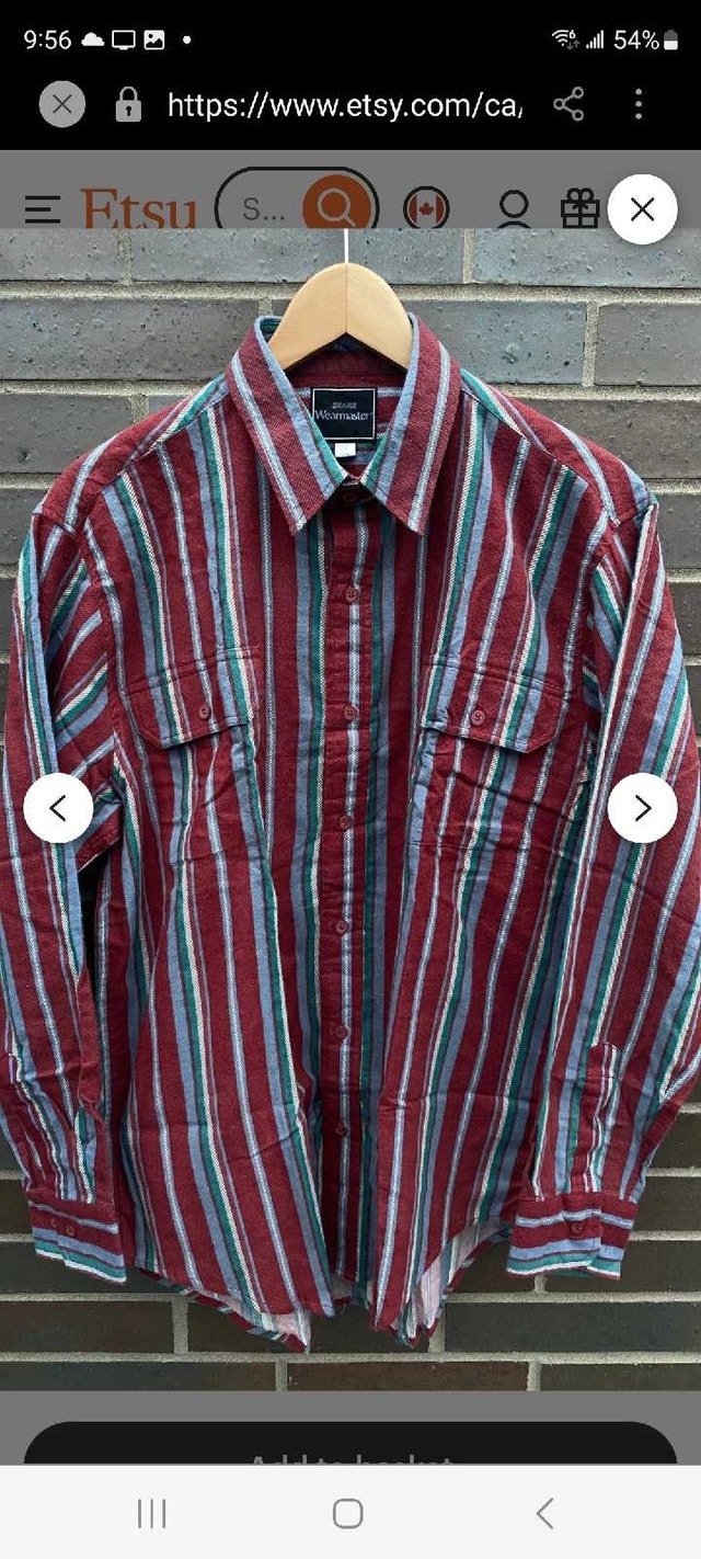Rare New Vintage 80s Sears Wearmaster Button Up Shirt - photo 2