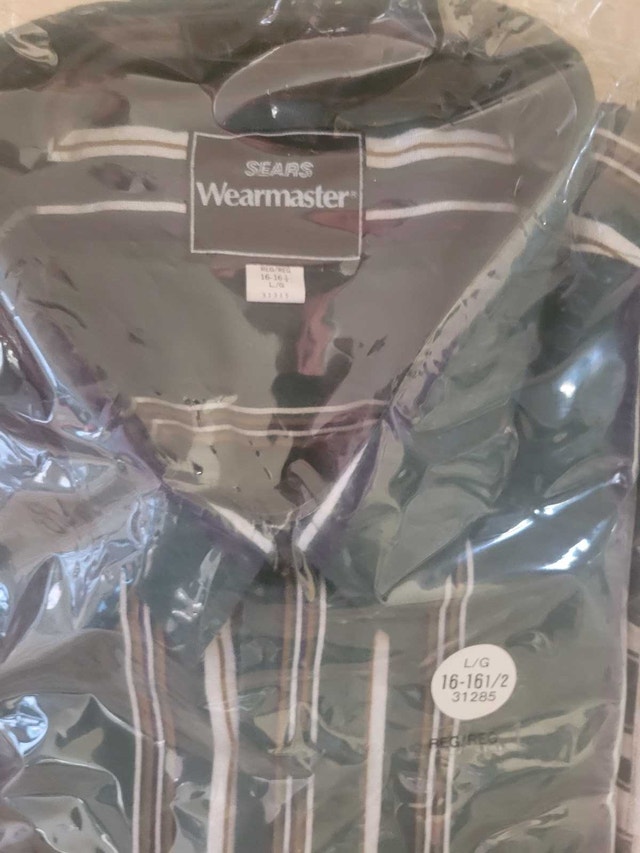 Rare New Vintage 80s Sears Wearmaster Button Up Shirt - photo 4