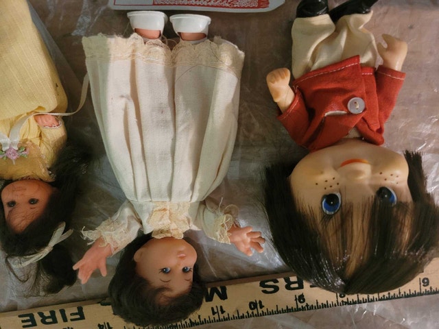 Lot 5 Vintage Collectable Dolls Native Babby - photo 5