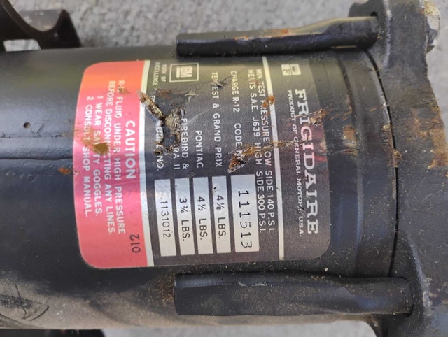 1976 Cadillac Eldorado AC Original Compressor - photo 4