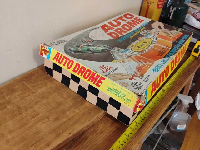 Vintage 1967 Transogram Auto Drome Speedway Racing Car Skil - photo 5