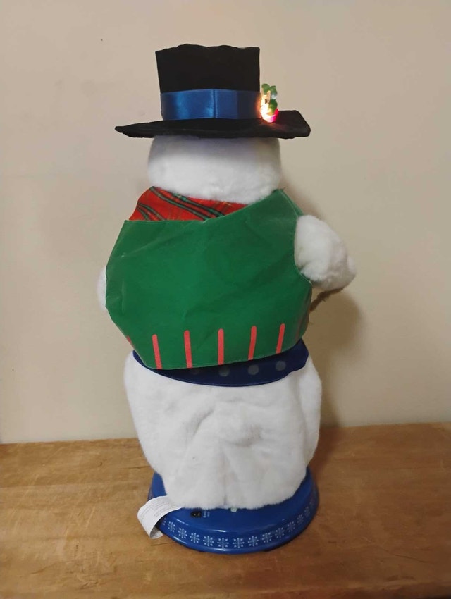 Cowboy Snowman Dancing Light up Lasso Santa - photo 5