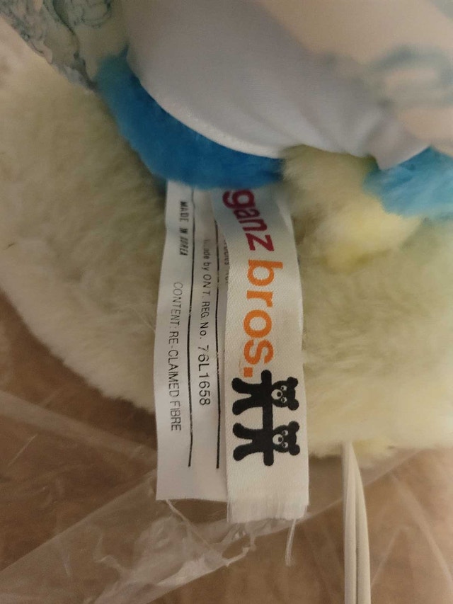 Rare Vintage Ganz Bros Furry Smurfette Electric Table Lamp - photo 5
