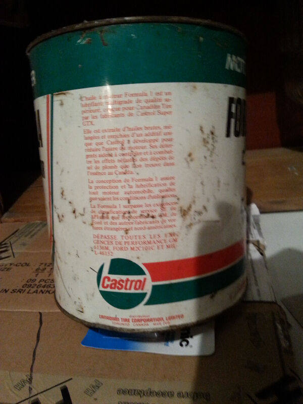 Rare Vintage 1 gallons MotoMaster Formula 1 10w40 motor oi - photo 3