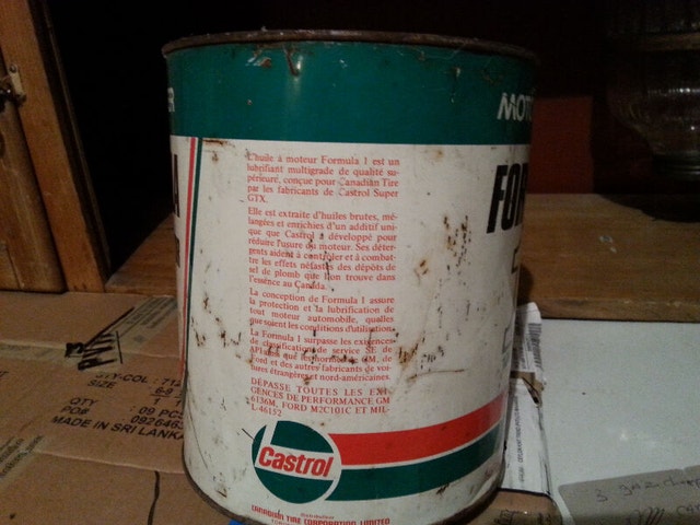 Rare Vintage 1 gallons MotoMaster Formula 1 10w40 motor oi - photo 4