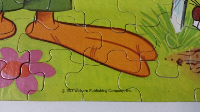 WOODSY OWL Jigsaw Puzzle Whitman 1973 Give Hoot - photo 3