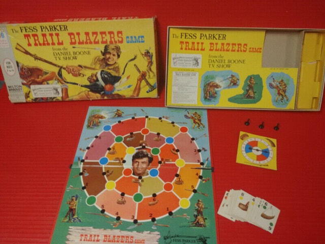 Daniel Boone FESS PARKER TRAIL BLAZERS GAME 1964