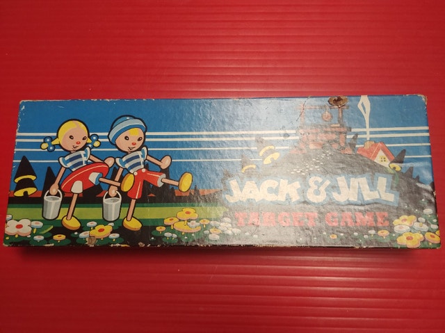 1948 JACK & JILL BALL TOSS TARGET GAME BOX