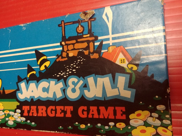 1948 JACK & JILL BALL TOSS TARGET GAME BOX - photo 2