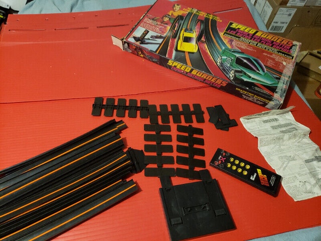 1977 Mego Speed Burners Drag Strip Showdown Hot Wheel
