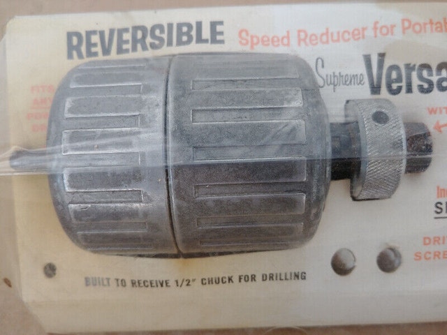 New Vintage Drill Reversible Drill Attachment - photo 3
