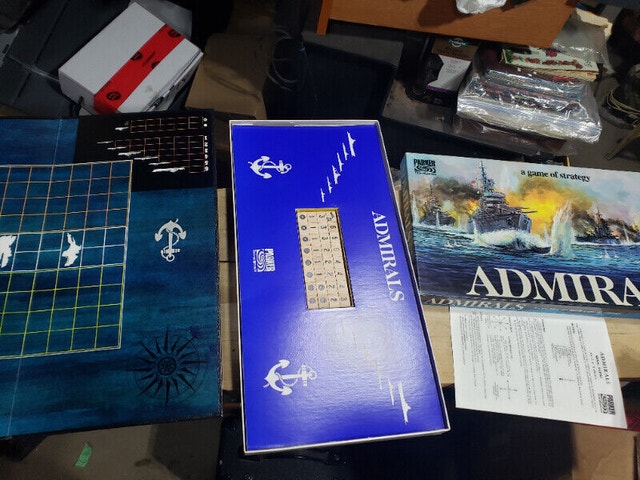 1972 ADMIRALS PARKER BROTHERS BOARD GAME