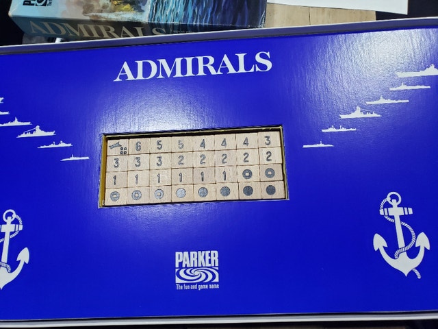 1972 ADMIRALS PARKER BROTHERS BOARD GAME - photo 3
