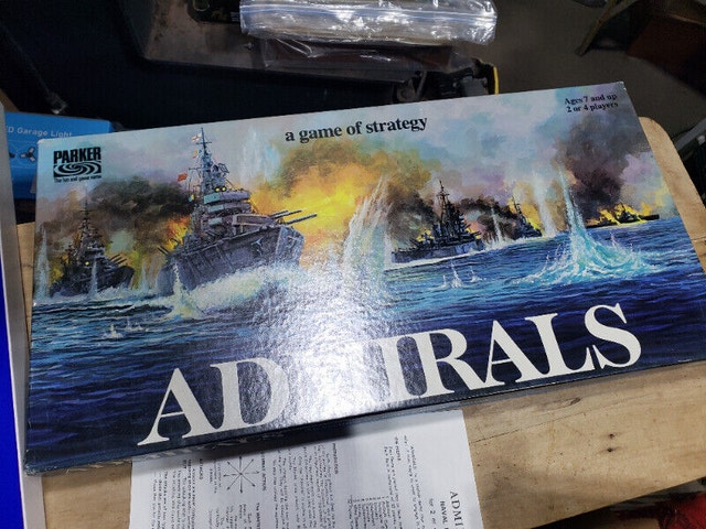 1972 ADMIRALS PARKER BROTHERS BOARD GAME - photo 4