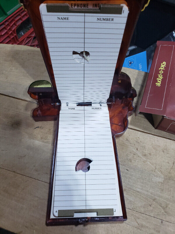 New Vintage Dial A phone Phone Number Book List Finder - photo 3