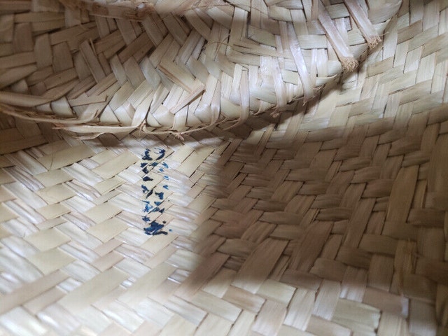 New Vintage Hand Made Straw Hat Mexico - photo 5