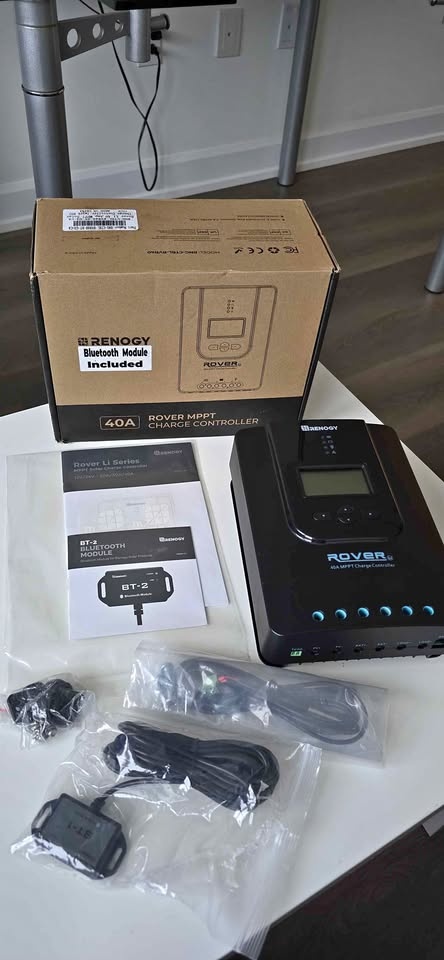 Rover 40 Amp MPPT Solar Charge Controller with Bluetooth