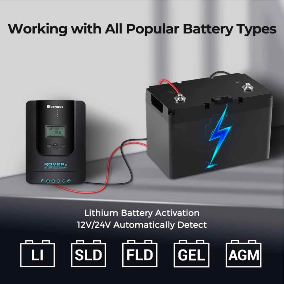 Rover 40 Amp MPPT Solar Charge Controller with Bluetooth - photo 4