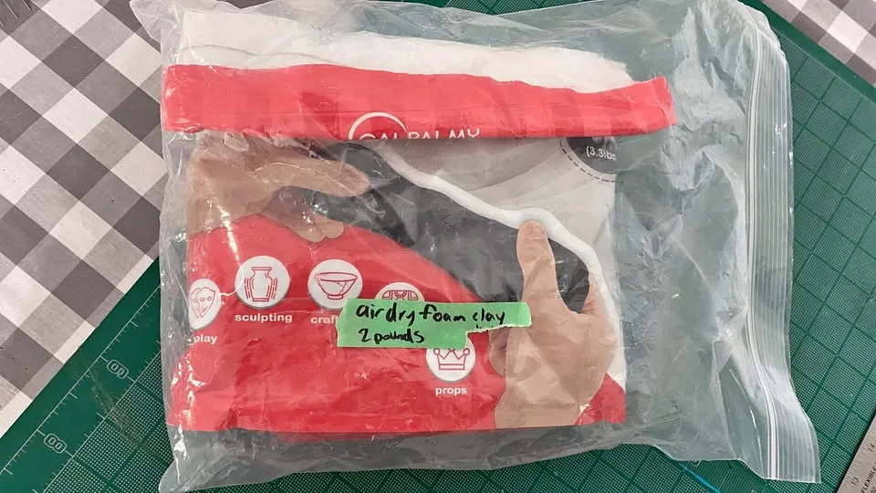 Air drying foam clay (black) thumbnail