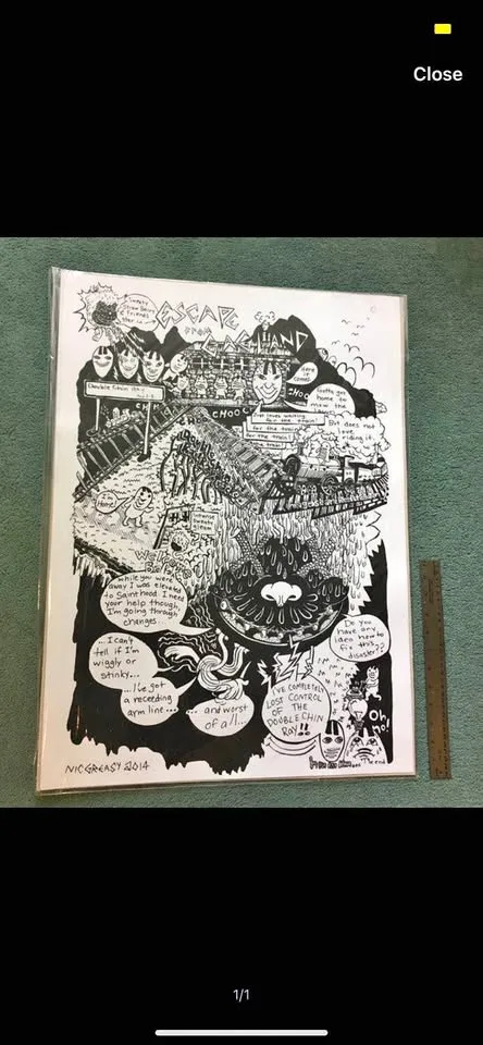 Silk Screen Printed Comics Poster thumbnail
