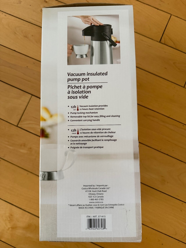 Home Presence vacuum insulated pump pot 2.2L - photo 2