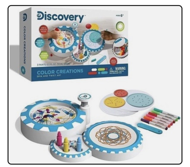 Discovery Kids Spin & Twist Art Maker Set