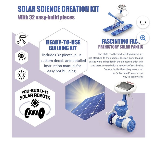 6-in-1 Solar Robot Science Kit - photo 3