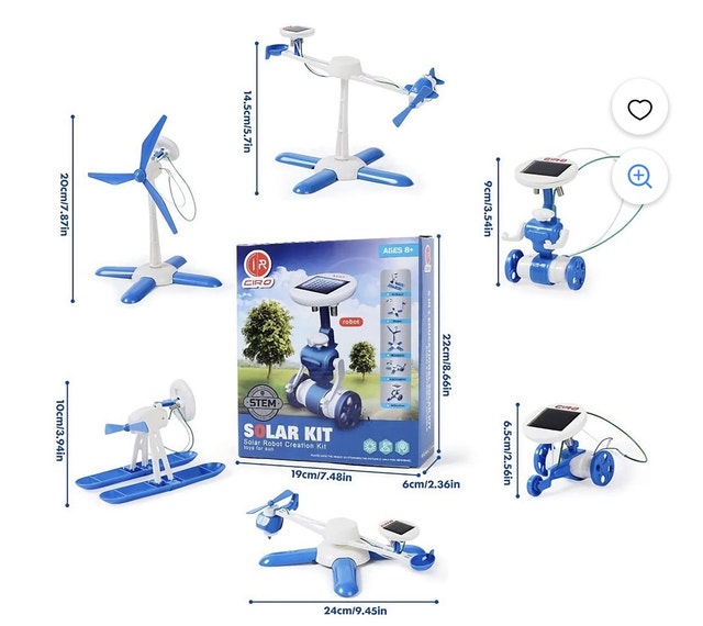 6-in-1 Solar Robot Science Kit - photo 4