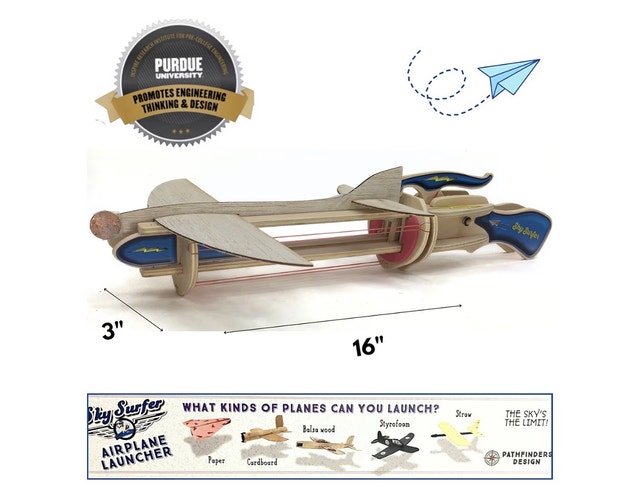 Pathfinders STEM kit- Paper Airplane Launcher | Science kit - photo 2