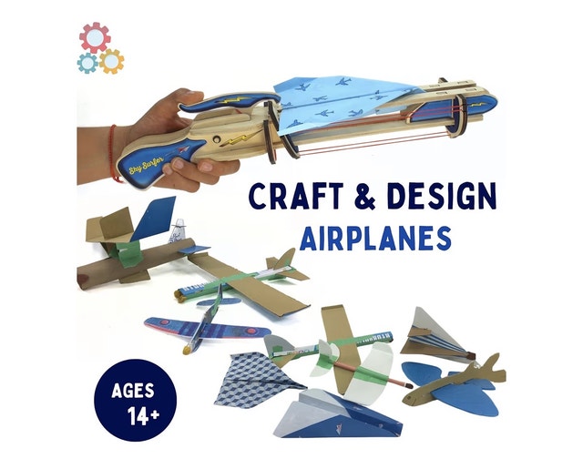 Pathfinders STEM kit- Paper Airplane Launcher | Science kit - photo 3