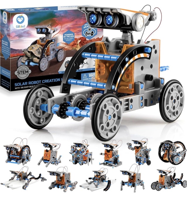 Sillbird 12-in-1 Solar Robot Building Kit STEM Gift
