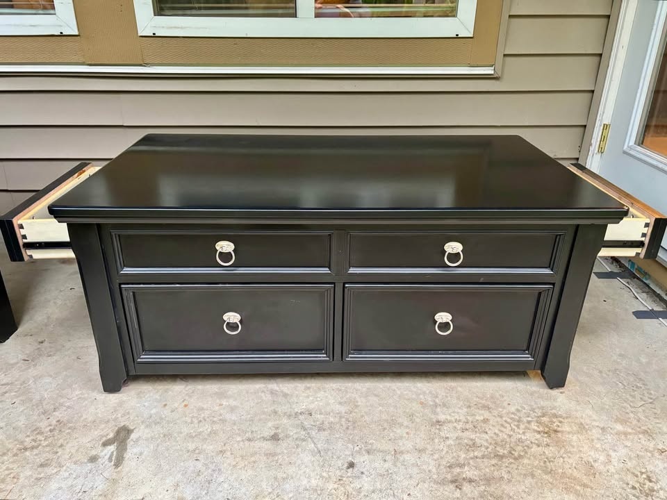 Lift top offee table with casters - photo 4