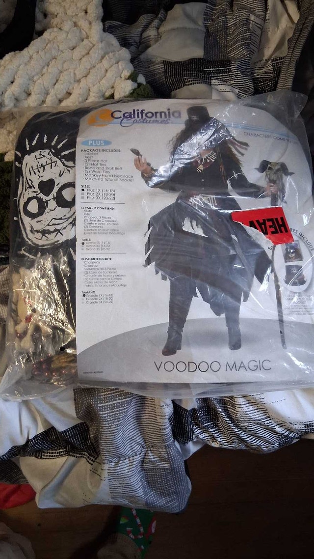 california costumes voodoo magic halloween costume 1x