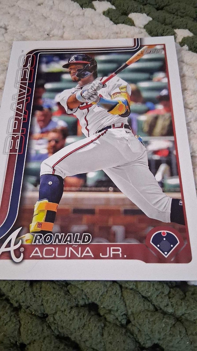 topps Ronald acuna Jr jumbo card