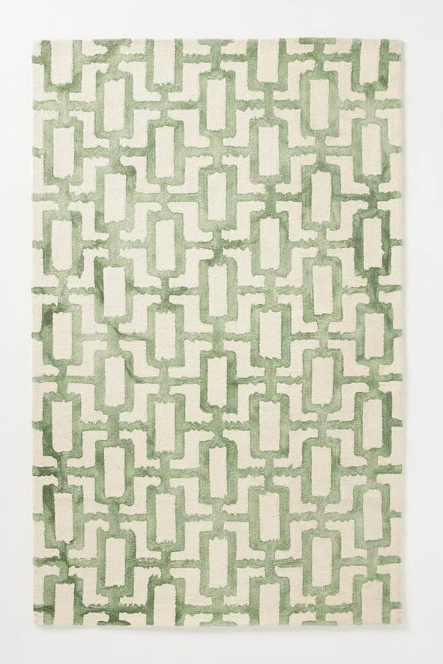 8x11 Green and White Rug by Feizy - photo 2